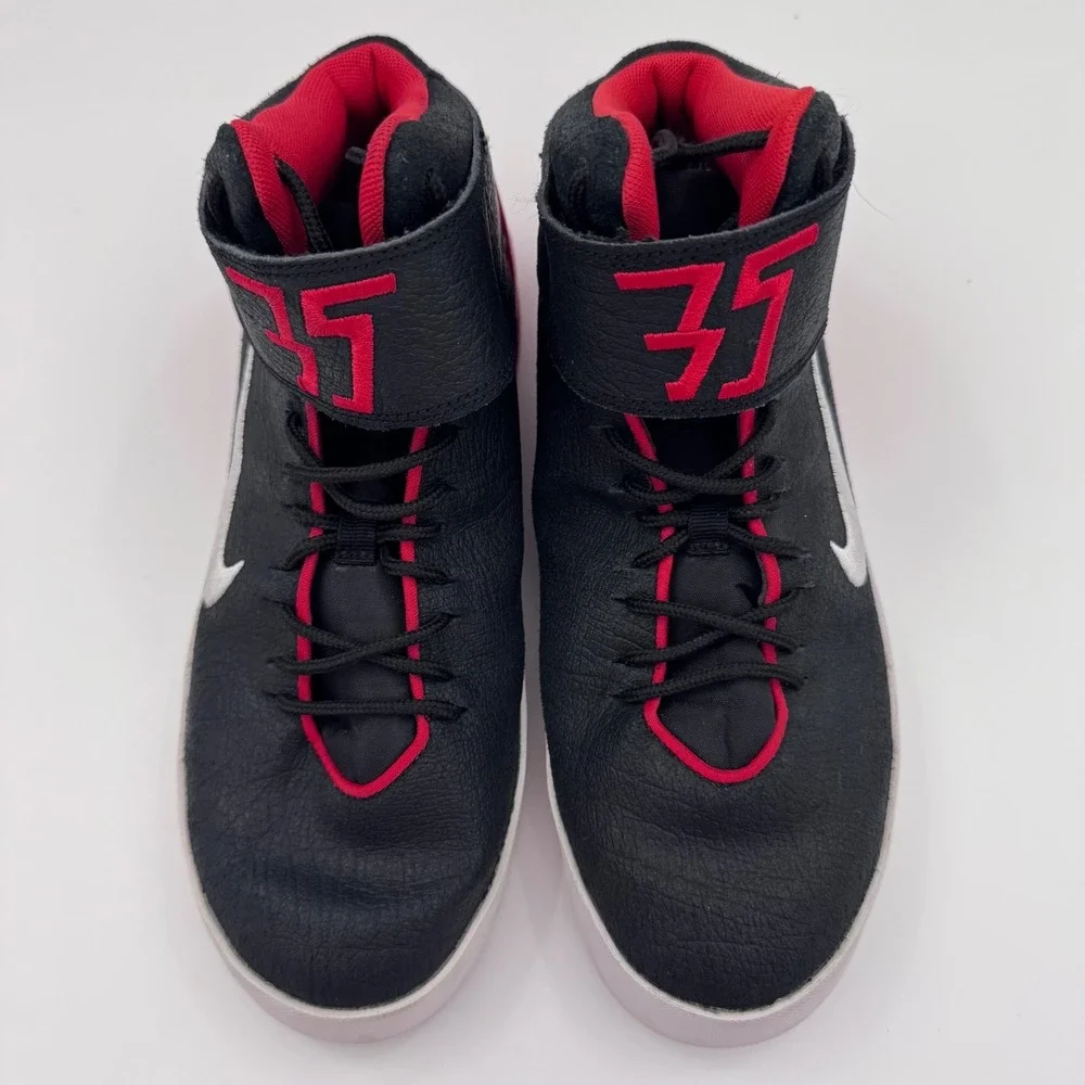 Nike KD Vulc GS Kevin Durant 6Y Black Red High Top Sneakers 685495-004